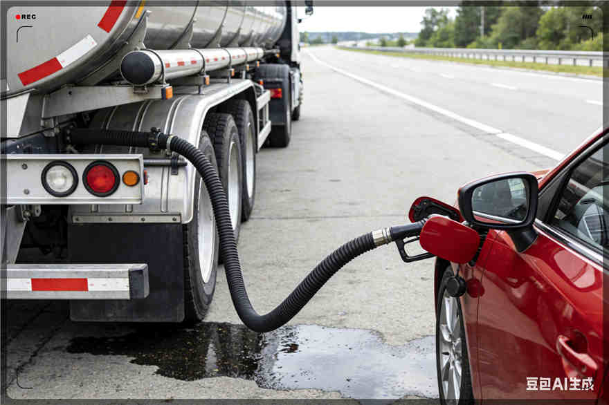 鹿寨汽车救援送水案例